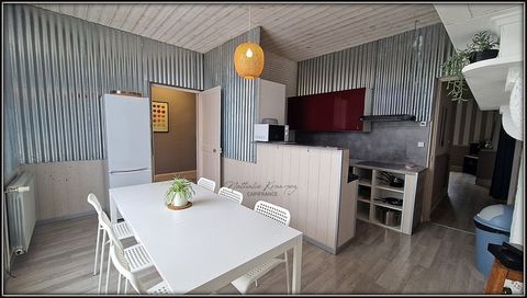 Maison meublée à vendre proche de VOUZIERS (08) avec jardin