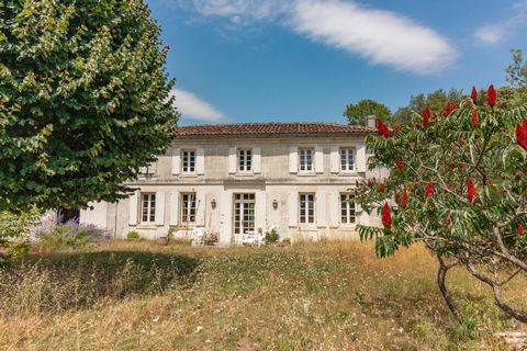 Set on the edge of a pretty village and within walking distance of its bar and bakery, this charming south-facing Charentaise house enjoys fine views and has no immediate neighbour. The popular little market town of Jarnac is just a short drive. On t...