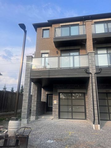 Great Location, Just Opposite To Smart Centre! Brand New End Spacious 3 Bedroom+3 Baths Townhouse, Large Windows Thru-Out, Natural Lights /Views, Modern Kitchen. Master Bed With Closet & 3pc Ensuite. Tankless Water Heater, Modern HVAC System, In-Suit...