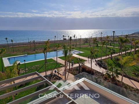 Secure your apartment now in an exclusive new development consisting of three blocks, each with three floors, located directly on the beachfront of Almayate! These immediately available two-bedroom apartments, with one or two bathrooms, provide the p...