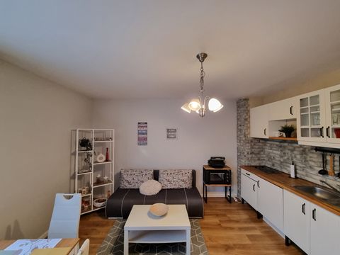 Cozy 1-bedroom apartment in Smolyan center. Modern and stylish, ideal for exploring Rhodope Mountains. Features bedroom, living room with sofa bed, fully equipped kitchen, sleek bathroom, and private balcony with stunning views. Convenient location n...