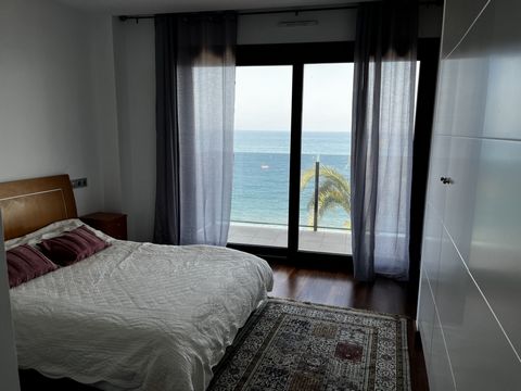 Our apartment is incredibly bright and has spectacular views. It is located in front of the beach and also in the center of the city. Its location is excellent. It has a large living room with sofa, table and TV. It also has 3 bedrooms (one of them m...