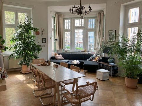 We offer a fully equipped, very spacious, and charming old apartment in Berlin, Prenzlauer Berg from August 12, 2024, to January 12, 2025, for subletting. The apartment is equipped with bay windows, stucco, and parquet flooring. The entire apartment ...
