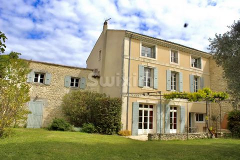 Ref 68127FC: In Drôme Provençale, in the center of Saint Paul Trois Châteaux, beautiful renovated bastide on a plot of 1200 m2. Very bright thanks to its high ceilings and its numerous large openings onto the garden, you will be seduced by the charm ...