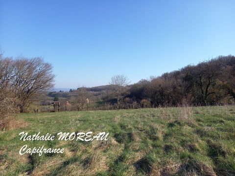 Dpt Saône et Loire (71), à vendre RECLESNE terrain avec vue dégagée
