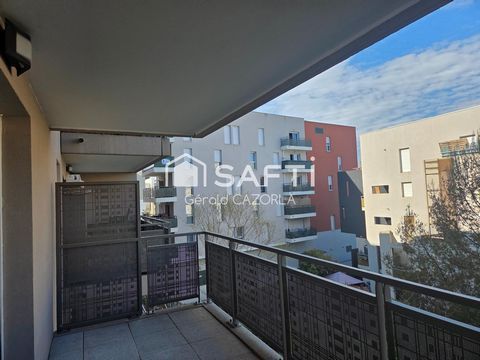 Bel appartement type 2, terrasse et parking privé