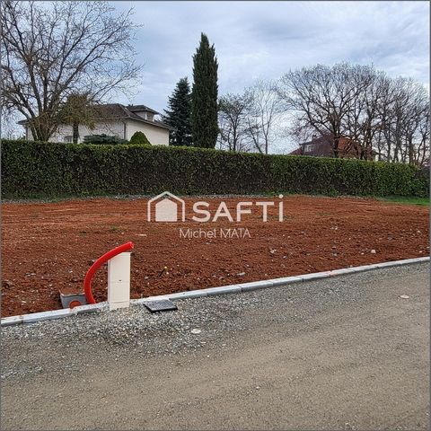 Terrain à bâtir viabilisé de 508 m².