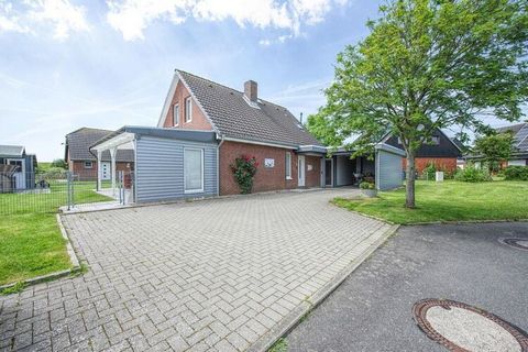 Holiday home renovated in 2012 just 300 meters behind the North Sea dike in a holiday home area in Friedrichskoog-Spitze. The peninsula is located directly on the Schleswig Holstein Wadden Sea National Park - that's a holiday with North Sea waves, fr...