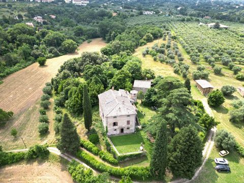 The agency Coldwell Banker Sintony is pleased to offer you a wonderful property with an ancient and elegant flavor. Located near the village of San Martino al Cimino, ten minutes from the center of Viterbo, in a panoramic position, dominant and surro...
