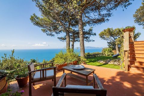 Monte Argentario. In the heart of the well-known area of Cala Piccola, this wonderful villa overlooks a unique view of the islands of Giglio, Giannutri and Montecristo. The area is undoubtedly one of the most renowned in Tuscany, also recognized by t...