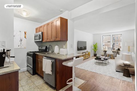 Only 10% down needed for purchase! Sunny & spacious corner apartment! Elevator coop with doorman, outdoor space, laundry, garage parking From the moment you step into the apartment you are greeted with the warm glow of sunshine and space for everythi...