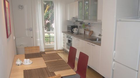 Beautiful apartment situated on the first floor (2nd floor), located in a colony of family houses in the Garden City in the Záběhlice district of Prague. This quiet location offers a lot of parks, one is right in front of the house, another park with...