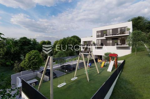 A modern building of five luxury apartments located in a quiet and residential neighborhood Gračani, in the Podsljeme district of Zagreb, only 5 km from the center of Zagreb. This wonderful apartment on the ground floor has the following area; 1. Hal...