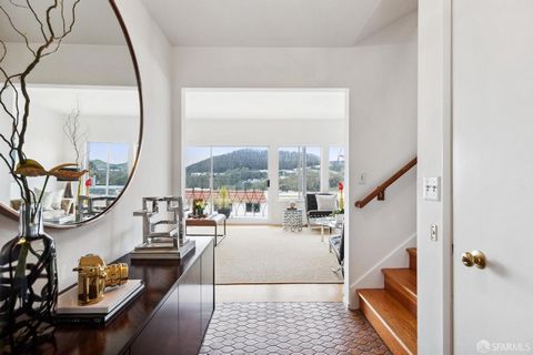This large and gracious home, lovingly-maintained by its long-term owners, is perched on a prime block in Golden Gate Hts with breathtaking panoramic water views stretching from the East Bay to the Sutro Tower to the Marin Headlands! The views can be...