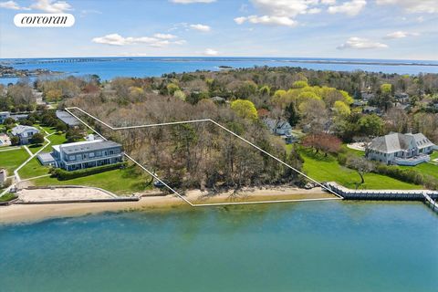 Experience waterfront living at its finest at 54 Rampasture Road, Hampton Bays! This expansive 1.1-acre lot on Tiana Bay offers over 140 feet of shoreline, featuring a private beach on its western front. With plans and permits for a 4-bedroom, 4.5-ba...