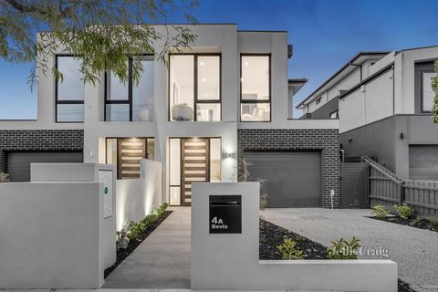An incredible statement of cutting edge class designed for the next generation, this stunning new five bedroom plus study three bathroom town residence elevates you to a new level of lifestyle expectations. Impressive with its custom joinery that inc...