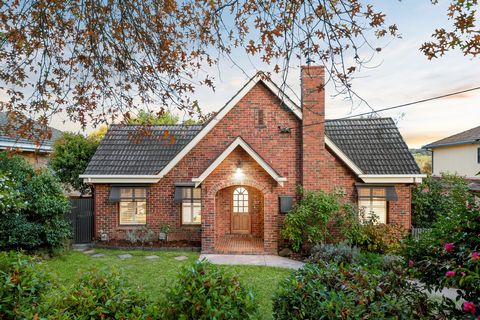 The enduring appeal of this classic clinker brick English-style family residence is showcased by a pretty façade and a leafy canopy of mature trees along Tuxen Street forming a beautiful back-drop to the home. Enviably positioned on a large garden al...
