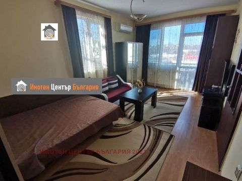 Real estate agency 'Property Center Bulgaria' presents a studio for sale in the center of Pleven. The apartment is located near the BILLA store, the fruit and vegetable market, public transport stops. It is sold furnished. For more information and vi...