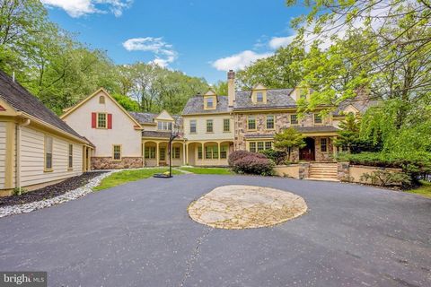 Welcome to this magnificent English Manor Estate in the desirable Springton Pointe Estates Development! Rarely do you find a property in Delaware County this rich and stately. This 7-bedroom, 10-bathroom, 6-fireplace stone colonial home sits on 1.5 a...