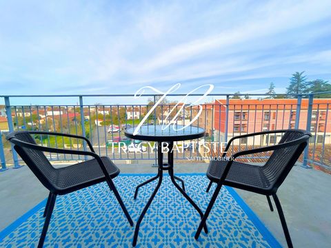 À LOUER – Studio meublé avec balcon et parking à Villemur-sur-Tarn