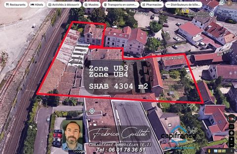 Doubs (25), à vendre Besançon, Immeuble + terrain de 3417 m2