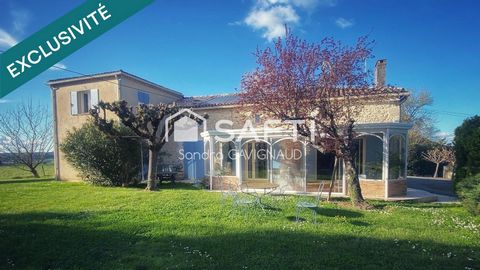 Élégante maison de campagne avec piscine – 230 m² – Secteur Monségur
